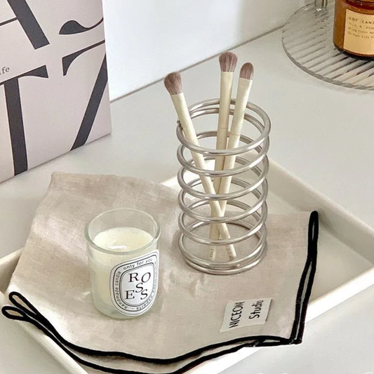 ArtZ® Smile Station Stainless Steel Toothbrush Holder Toothbrush Stand