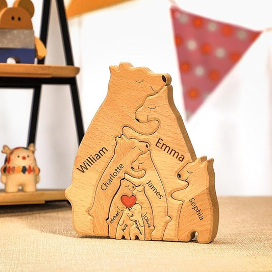 ArtZ® Wooden Bear Sculptures Wooden Bear Sculptures