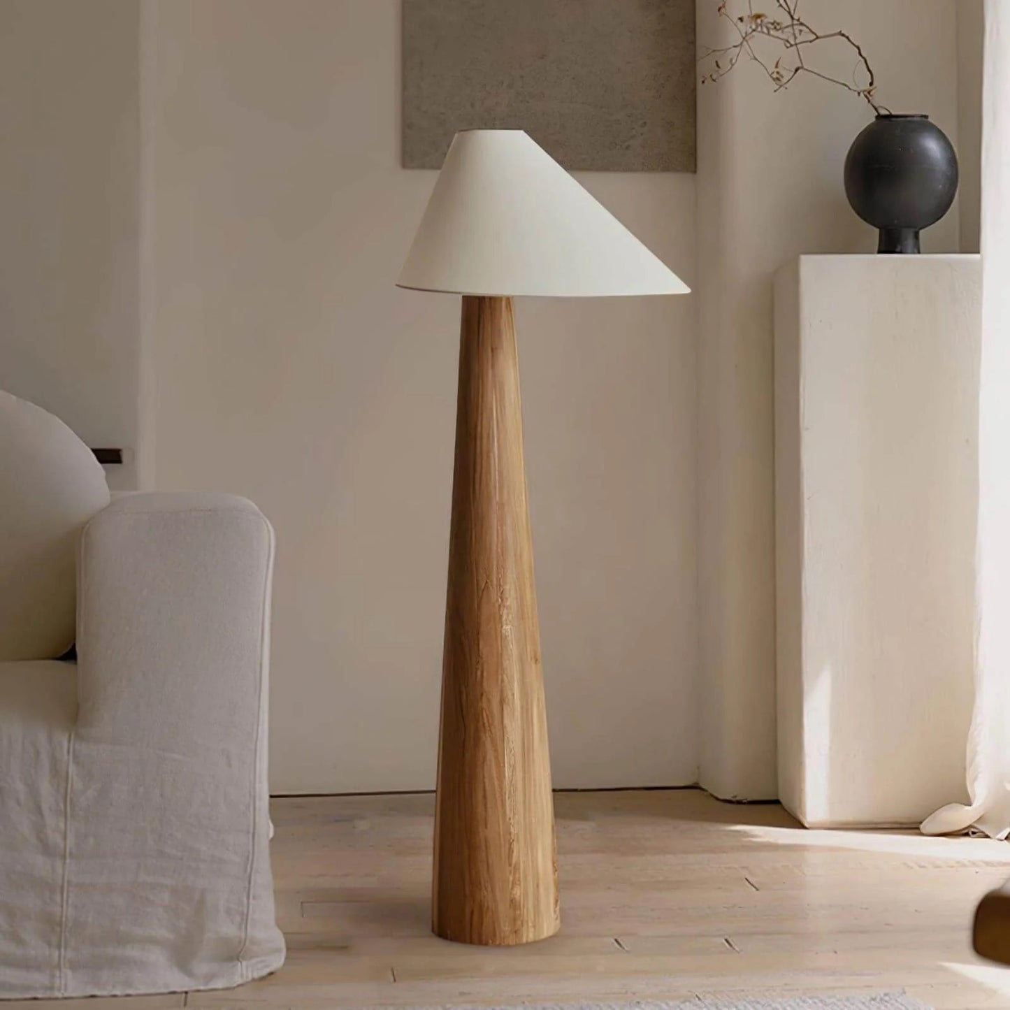 ArtZ® Oak Whisper Floor Lamp