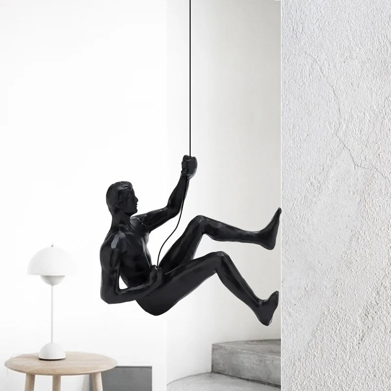 ArtZ® I Will Get To The Top Sculptures, Set of 6 Climbing Sculptures