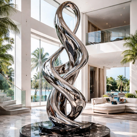 OSO Stainless Steel Never Ending Sculpture OSO Stainless Steel Never Ending Sculpture