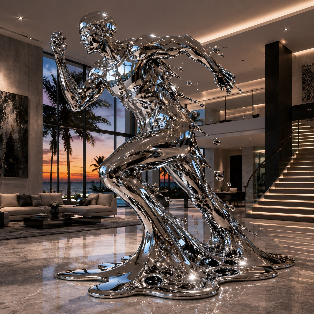 OSO Stainless Steel Infinite Pursuit Sculpture