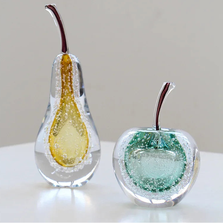 ArtZ® Aurora Glass Fruit Sculpture Fruit Sculpture