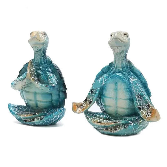 ArtZ® Yoga Sea Turtle Figurines Yoga Sea Turtle Figurines