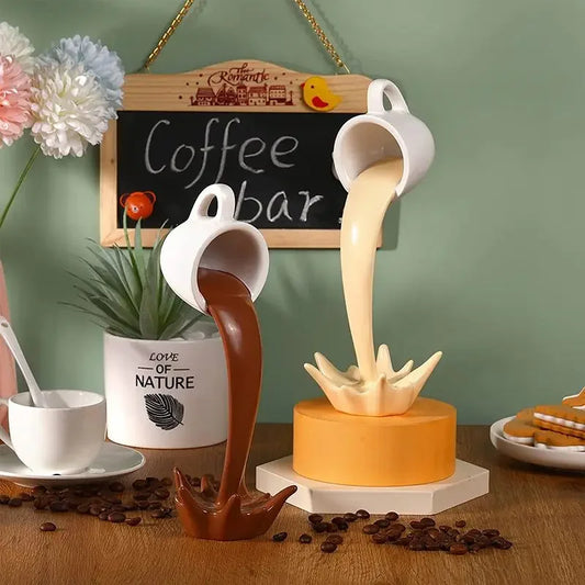 ArtZ® Perky Splash Coffee Sculpture Coffee Sculpture