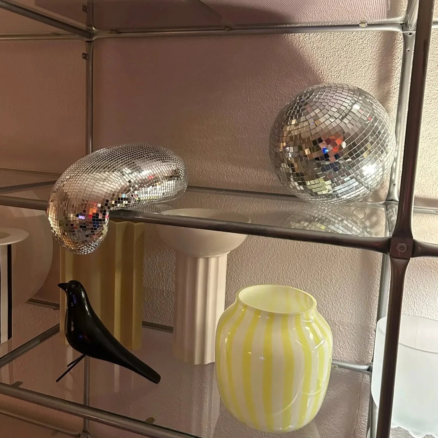 ArtZ® Melting Disco Ball Sculptures Melting Disco Ball Sculpture