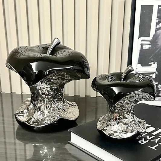 ArtZ® Ceramic Apple Sculpture Ceramic Apple Sculpture