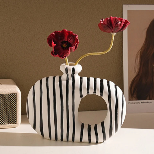 ArtZ® Stripes & Stems Vase Vase Zebra