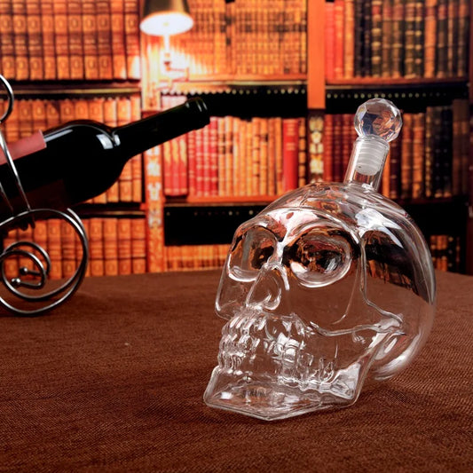 ArtZ® Unfriendly Skull Decanter Skull Decanter