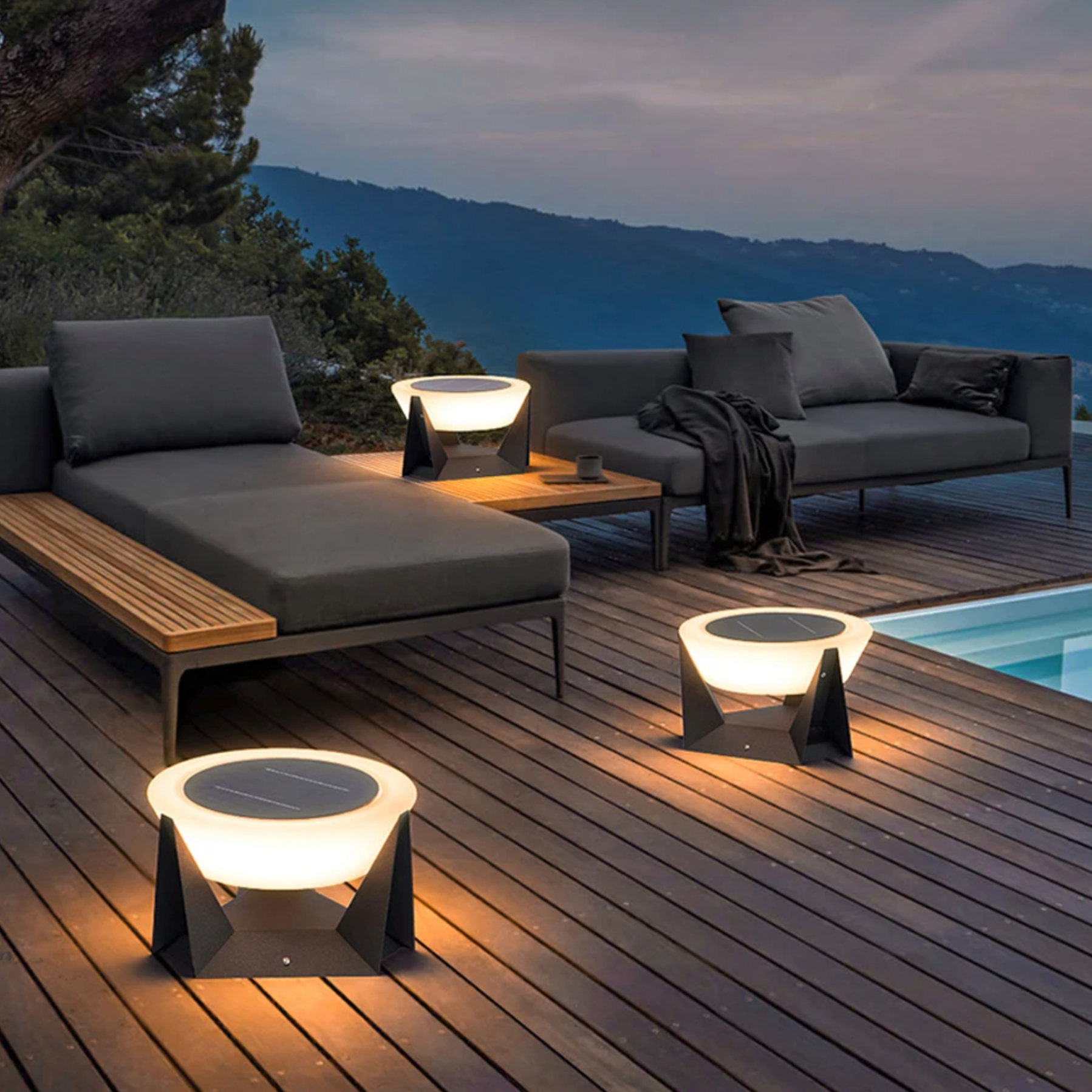 ArtZ Solar Powered Outdoor Light, Set of 3 Lights By ArtZMiami