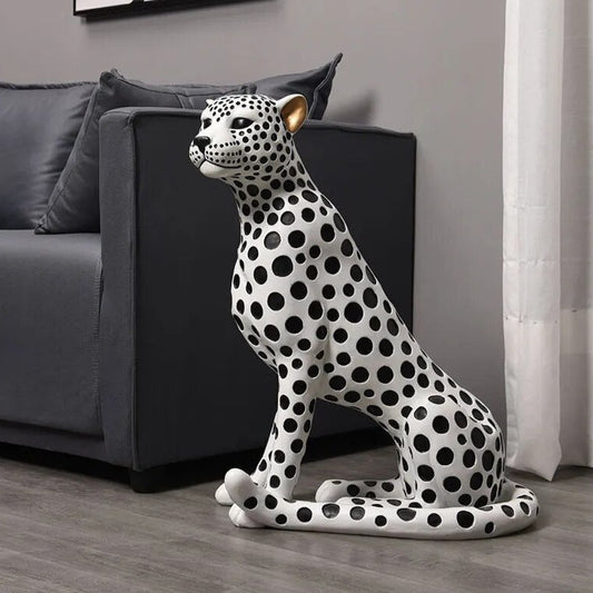 ArtZ® Nordic Leopard Sculpture Leopard Sculpture