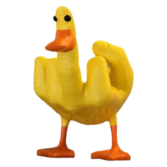 ArtZ® Duck With A Bad Attitude Sculpture Duck With A Bad Attitude Sculpture Yellow