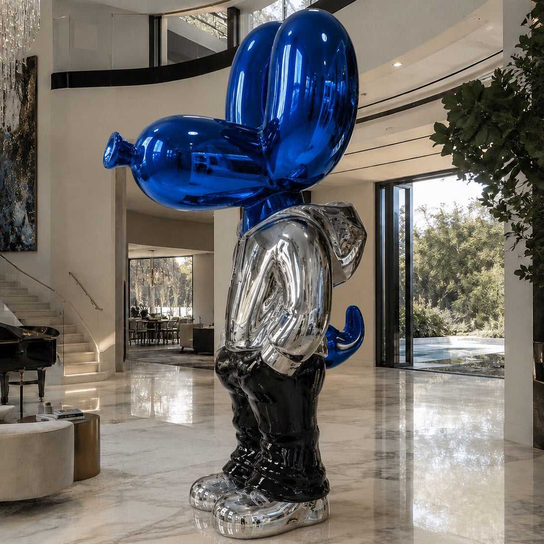 ArtZ® Stainless Steel Mr Cool Balloon Dog Sculpture