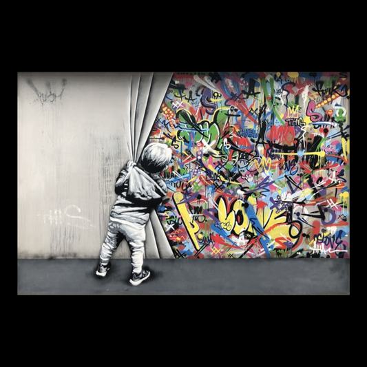 ArtZ® The Unveiling Painting Wall Art 7.9 inch by 11.8 inch (20x30cm) No Frame