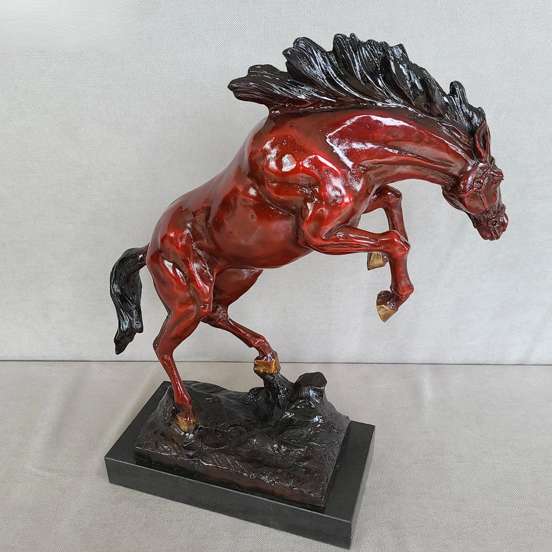 ArtZ® Bronze Trot Horse Sculpture Horse Sculpture