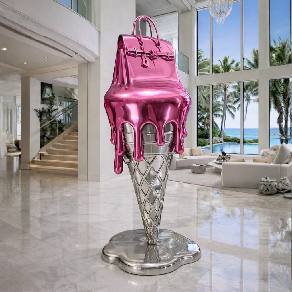 OSO Stainless Steel Molten Icon Sculpture – ArtZMiami