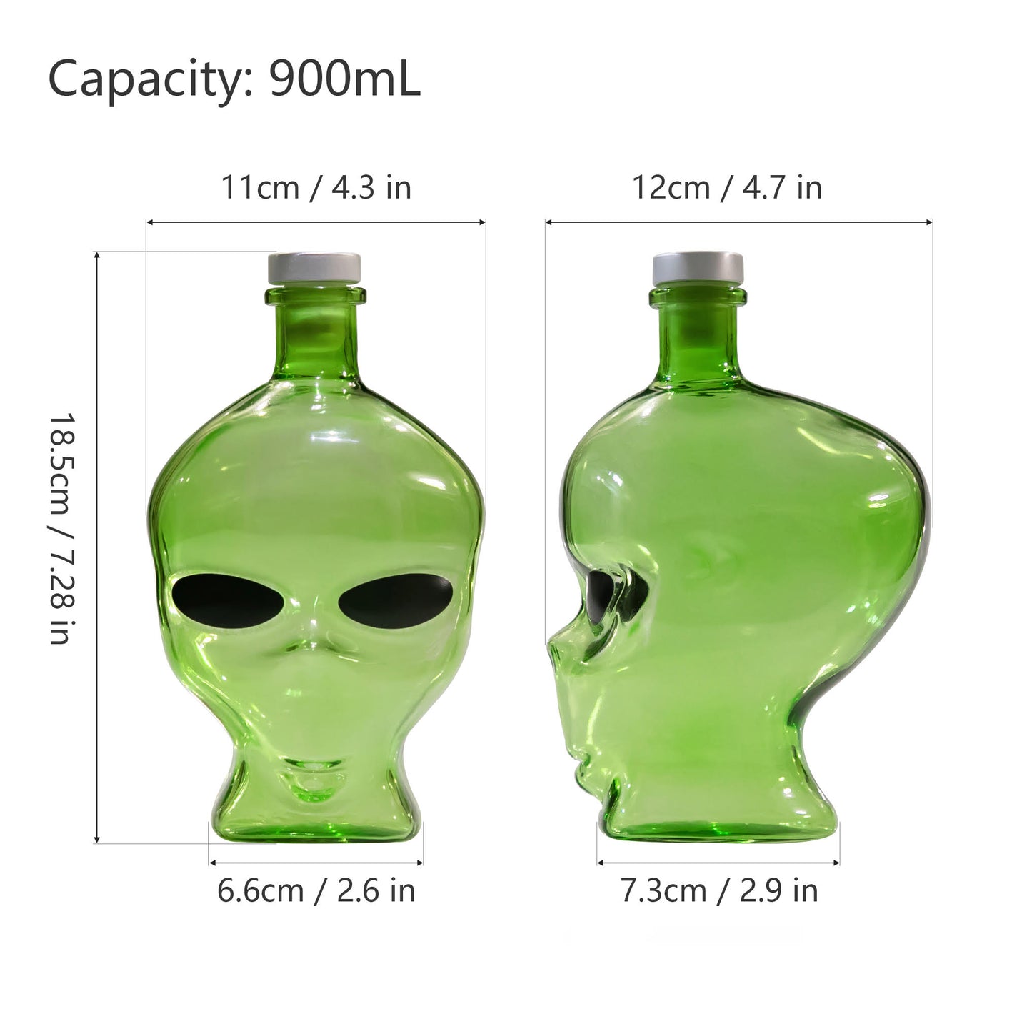 ArtZ® Out Of This World Alien Decanter Alien Decanter