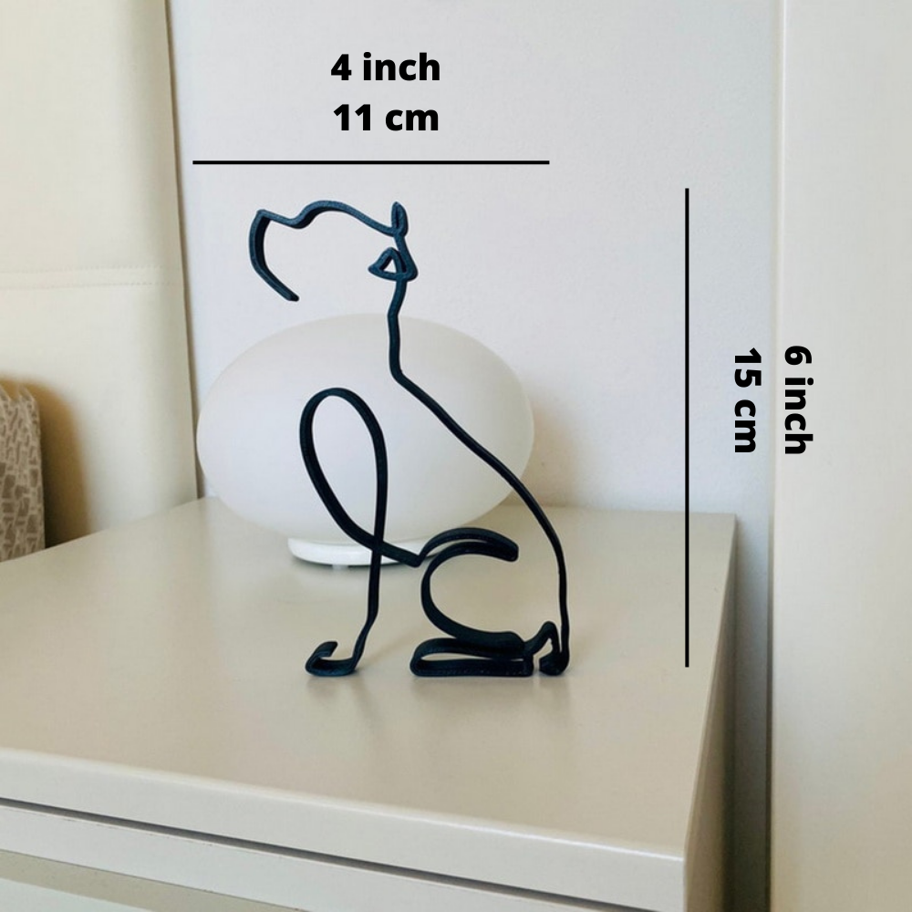 ArtZ® Iron Dog and Cat Sculptures Sculptures Pit Bull