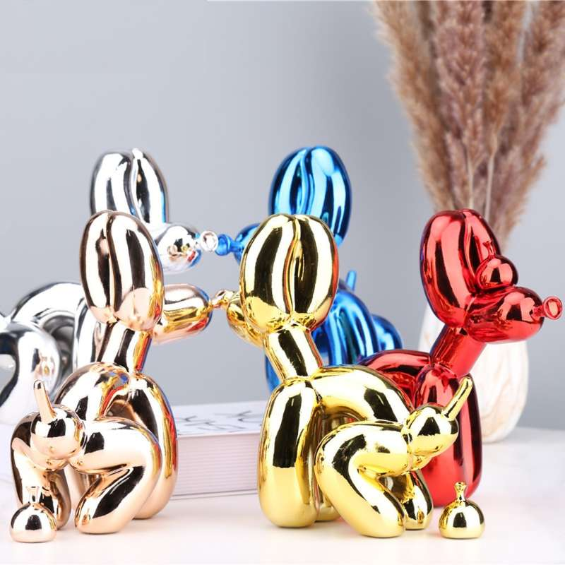 ArtZ® Balloon Dog Doing Business Sculpture Sculptures