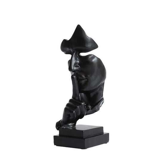 ArtZ® Face Statue Sculptures Black