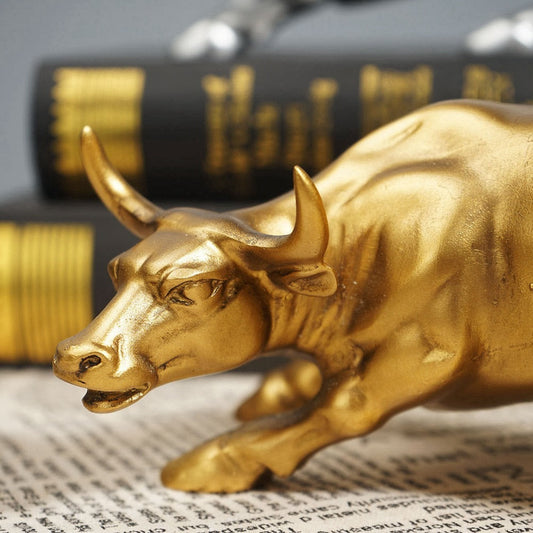 ArtZ® Wall Street Bull Statue Sculptures