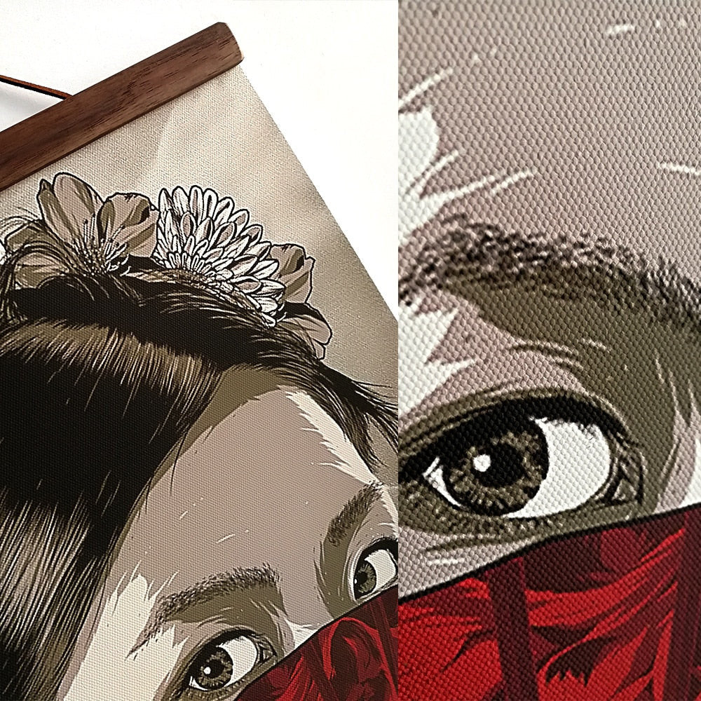 ArtZ® Heart Of A Warrior Samurai Paintings Wall Art