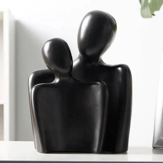 ArtZ® Together Forever Sculptures Sculptures Black Set of 2 Pieces