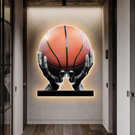 ArtZ® Hoops Painting Light Wall Art