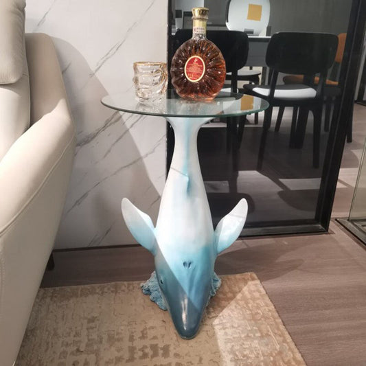 ArtZ® Whale Sculpture Tray Table Tables