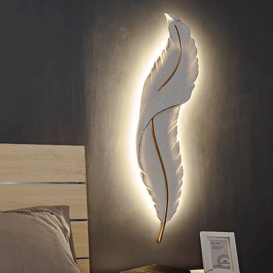 ArtZ® Nordic Feather Wall Lamp Lighting