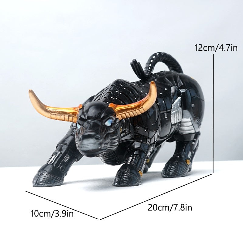 ArtZ® Crypto Bull Statue Sculptures