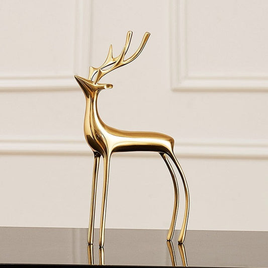 ArtZ® Abstract Nordic Reindeer Sculptures Sculptures Small 8.7 inch by 6.3 inch (22x16cm)