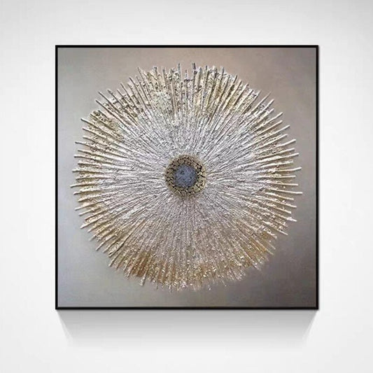 ArtZ® Hypnotic Flower Hand Painted Oil Painting On Canvas Oil Painting