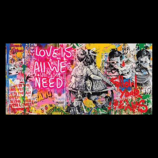 ArtZ® We Need Love Painting Wall Art