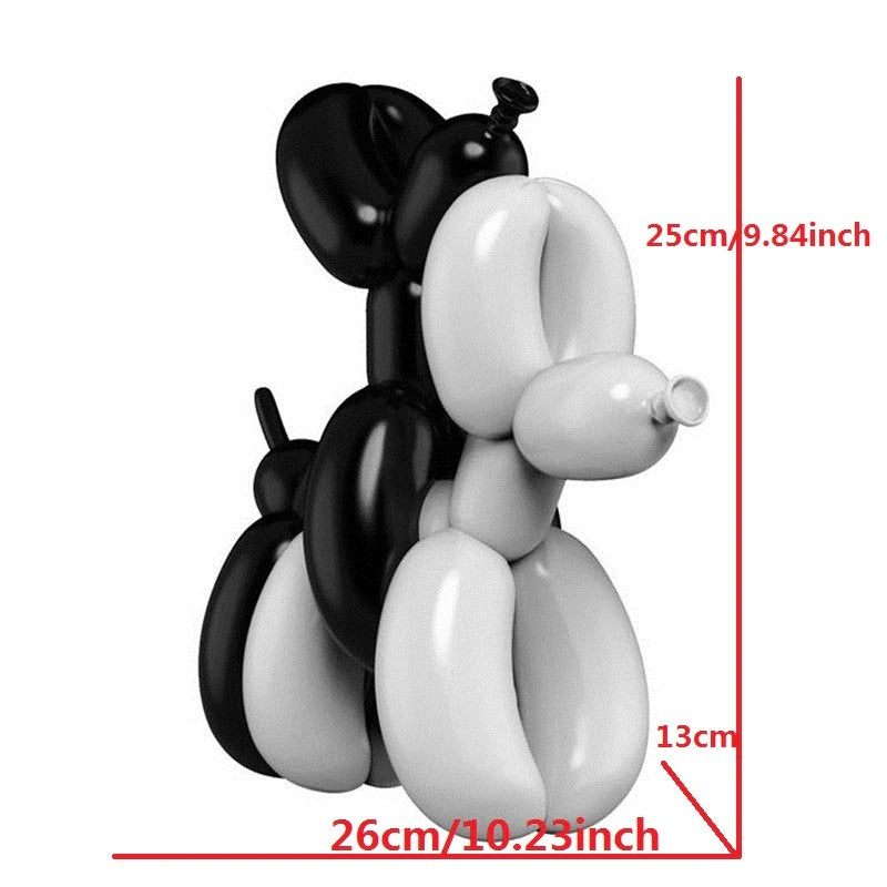 ArtZ® Balloon Dog Getting Busy Sculpture Dog Sculptures