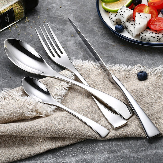 Art Of Food® 24-piece Stainless Steel Cutlery Set, Monaco Dining