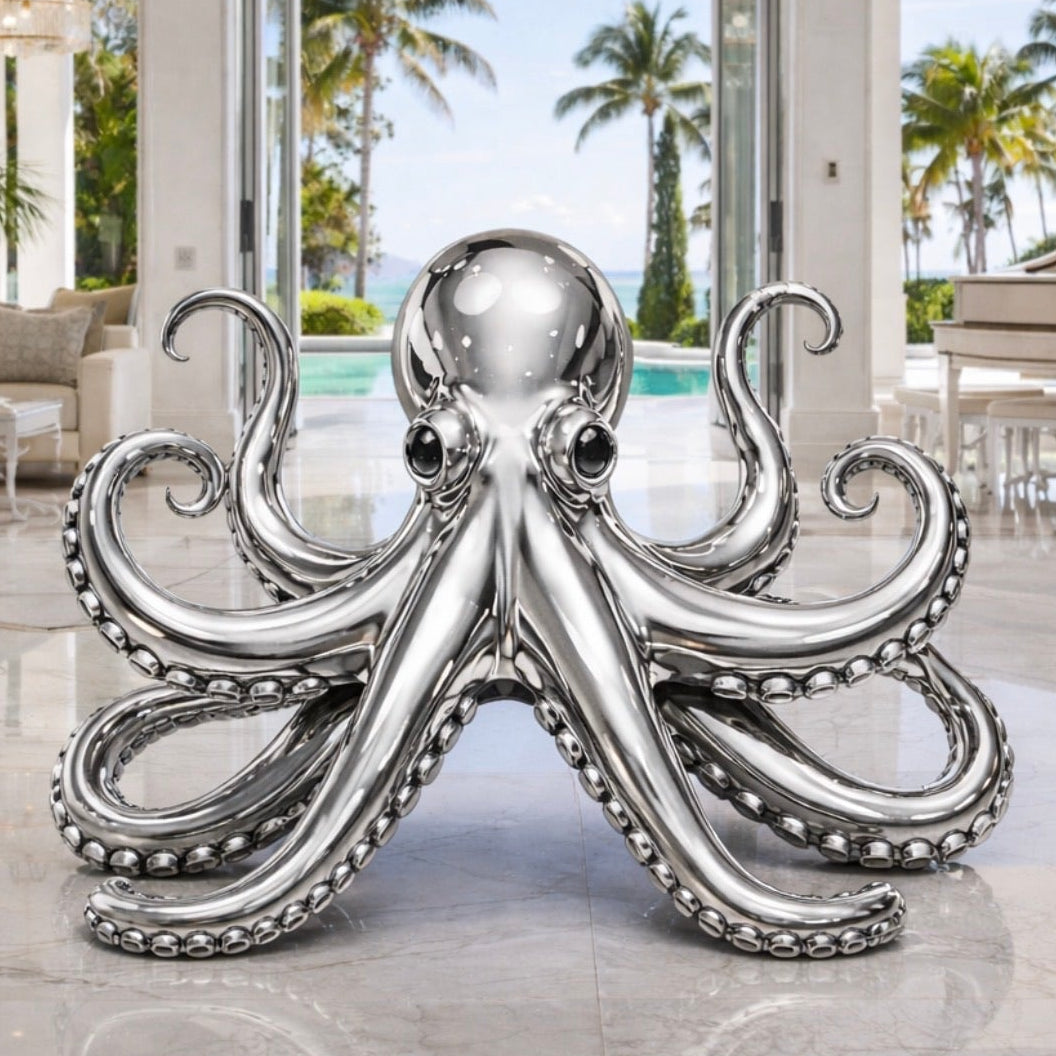 OSO Stainless Steel Eighth Sovereign Sculpture