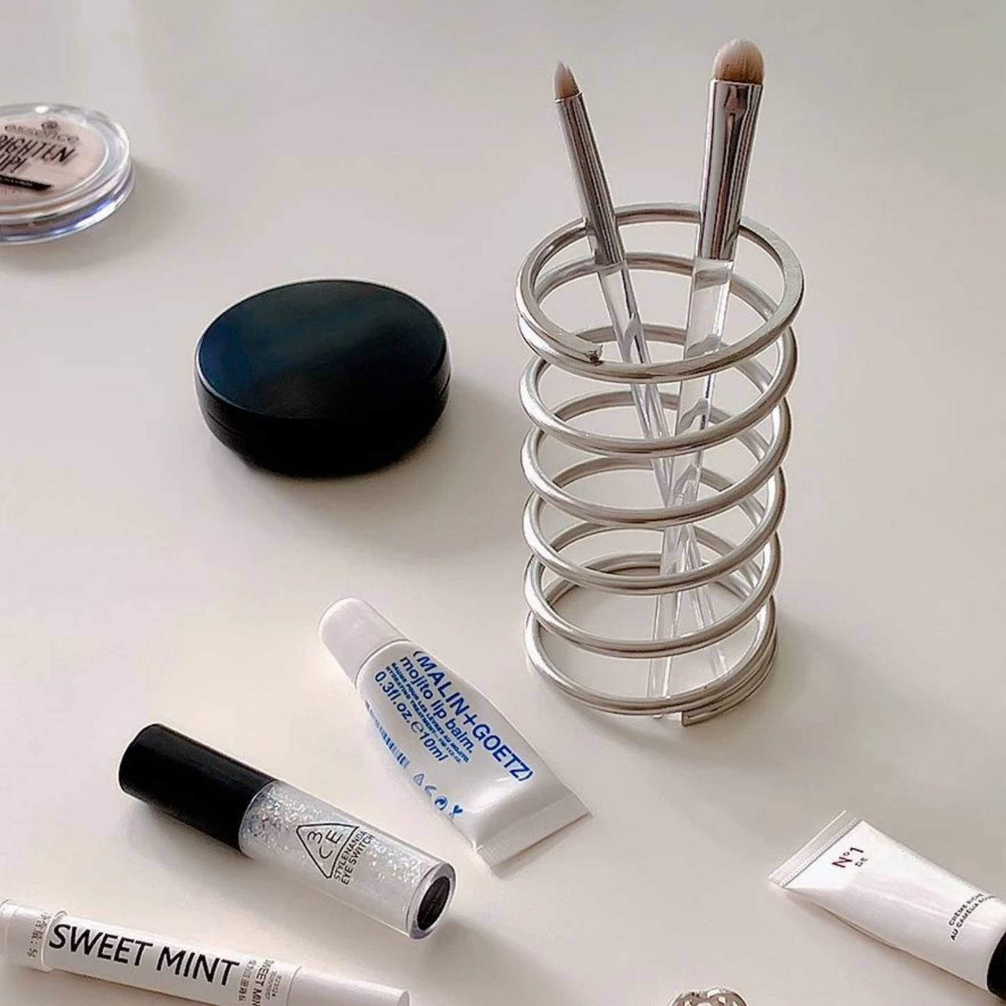 ArtZ® Smile Station Stainless Steel Toothbrush Holder Toothbrush Stand