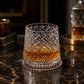 ArtZ® Tokyo Crystal Spinning Whiskey Glass and Base