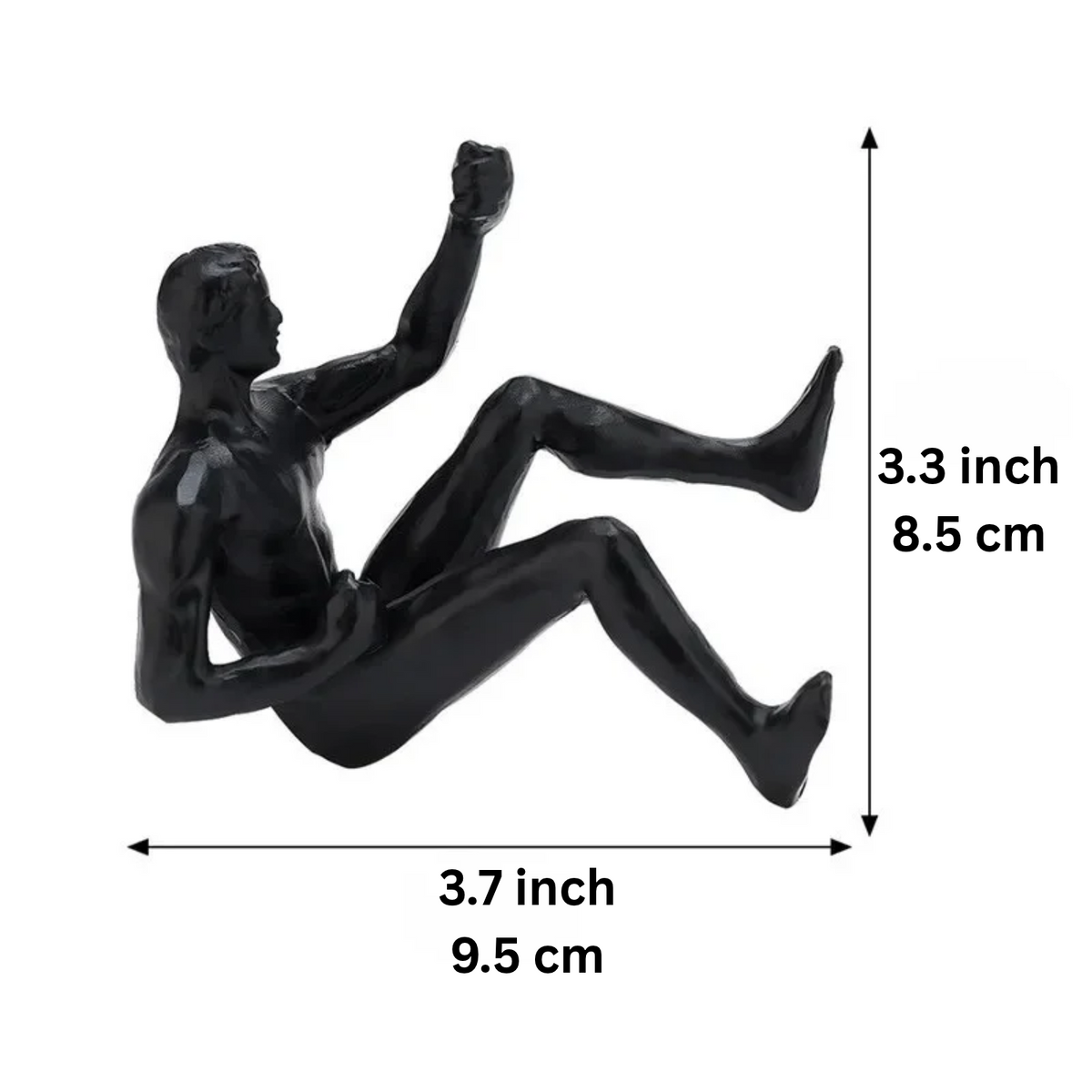ArtZ® I Will Get To The Top Sculptures, Set of 6 Climbing Sculptures
