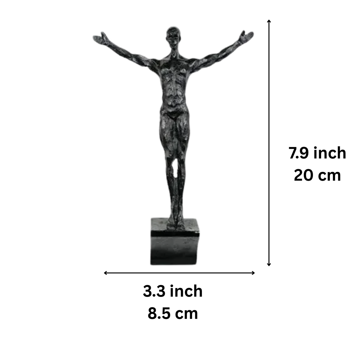 ArtZ® I Will Get To The Top Sculptures, Set of 6 Climbing Sculptures