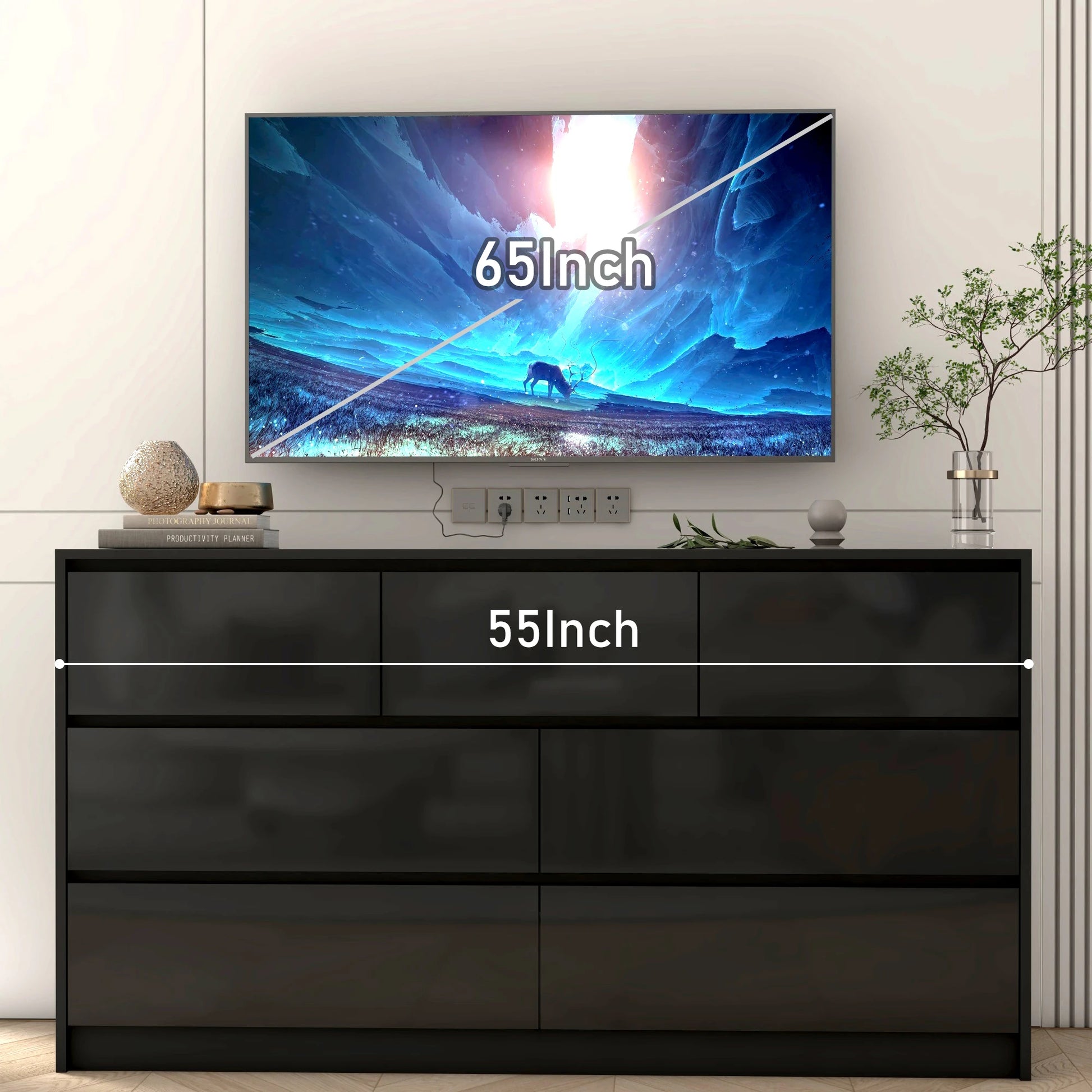 ArtZ® Luminaire 7 Drawer Dresser Dresser