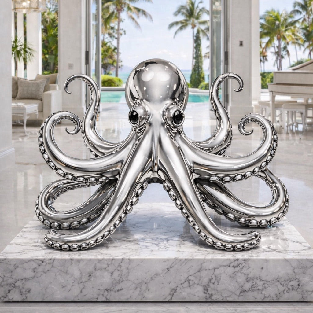 OSO Stainless Steel Eighth Sovereign Sculpture