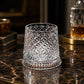 ArtZ® Tokyo Crystal Spinning Whiskey Glass and Base