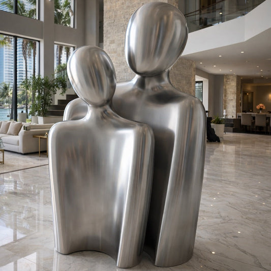 OSO Stainless Steel Axiom Duet Sculpture