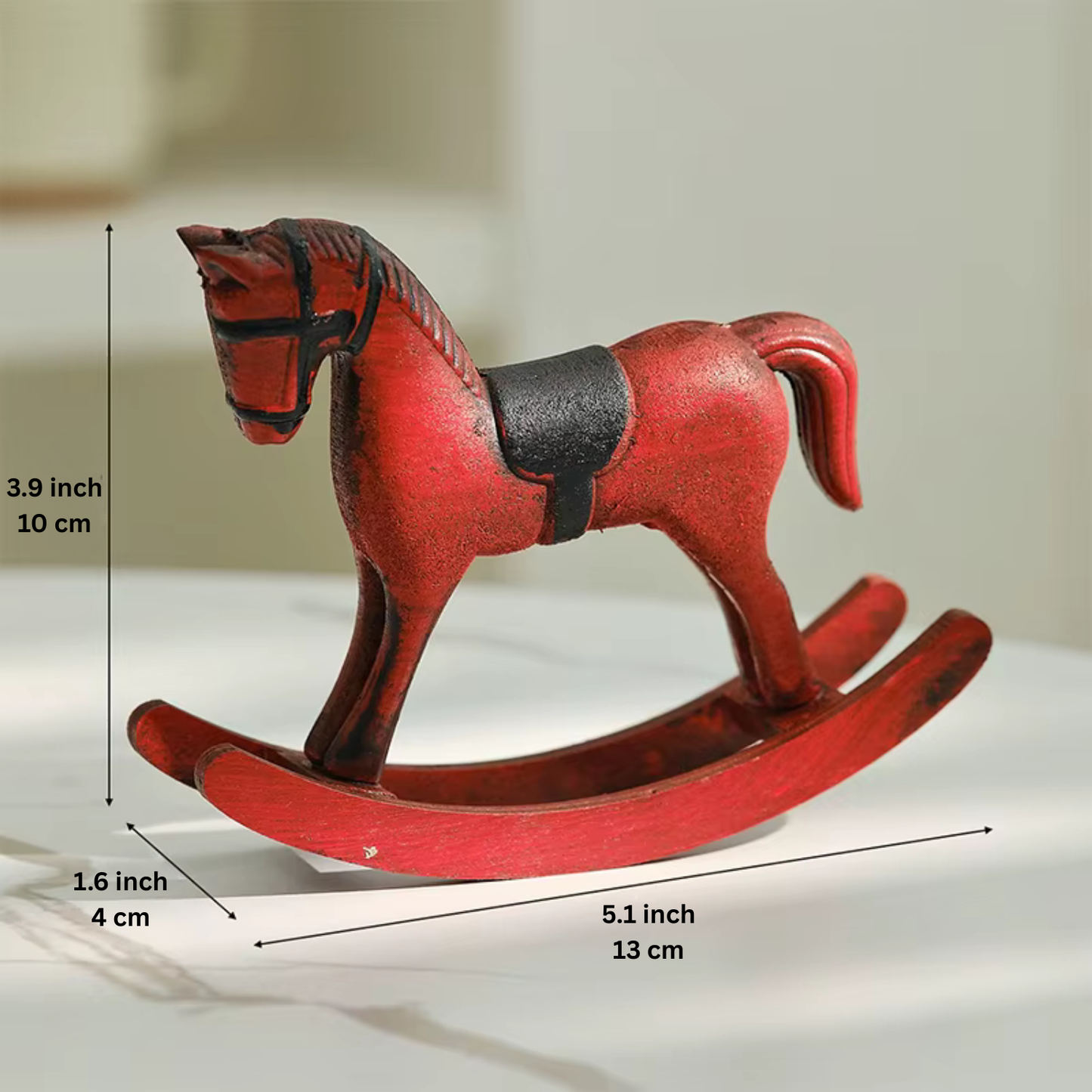 ArtZ® Nordic Gallop Horse Wooden Sculpture Horse Sculpture