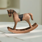 ArtZ® Nordic Gallop Horse Wooden Sculpture Horse Sculpture Sandy Brown