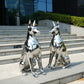 ArtZ® Doberman Pinscher Stainless Steel Sculpture