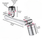 ArtZ® Nordic Stainless Steel Universal Faucet Extender