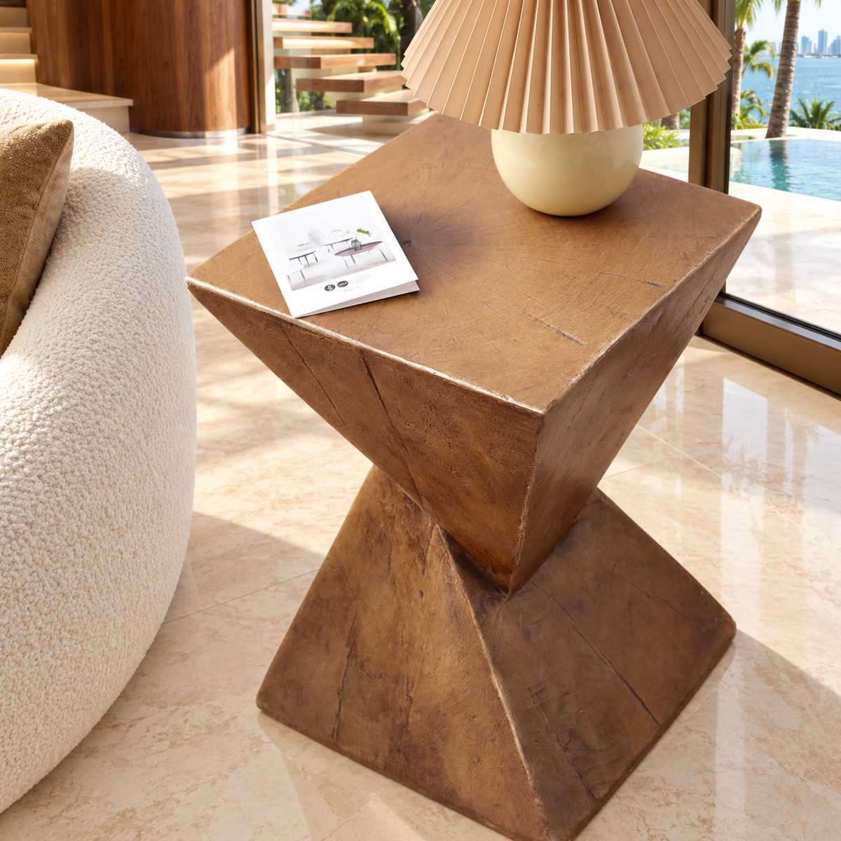 ArtZ® Stone Accent Table Stone Accent Table